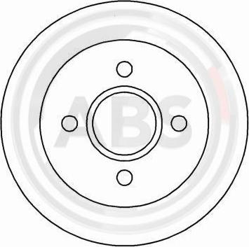 A.B.S. 16375 - Спирачен диск vvparts.bg