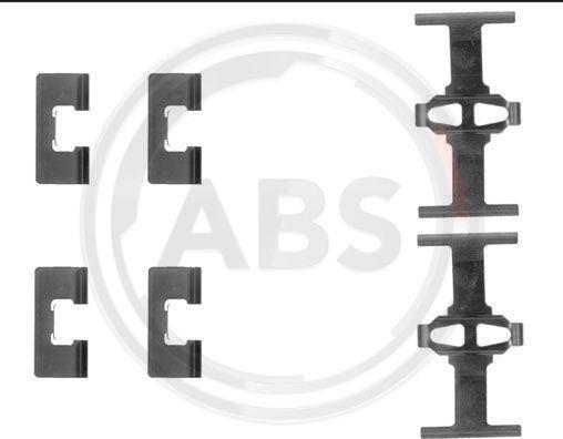 A.B.S. 1092Q - Комплект принадлежности, дискови накладки vvparts.bg