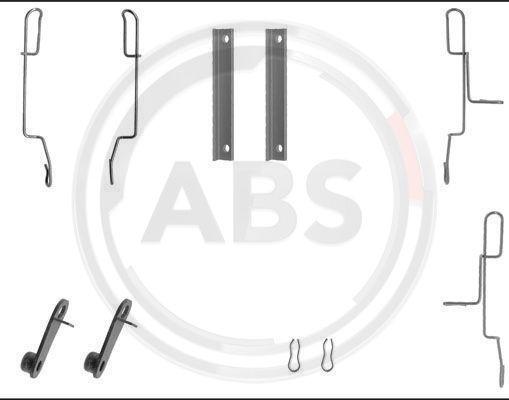 A.B.S. 1188Q - Комплект принадлежности, дискови накладки vvparts.bg