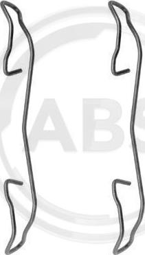 A.B.S. 1187Q - Комплект принадлежности, дискови накладки vvparts.bg