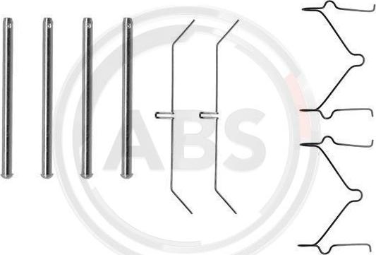 A.B.S. 1129Q - Комплект принадлежности, дискови накладки vvparts.bg