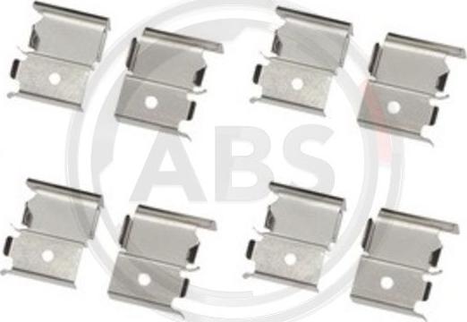 A.B.S. 1855Q - Комплект принадлежности, дискови накладки vvparts.bg