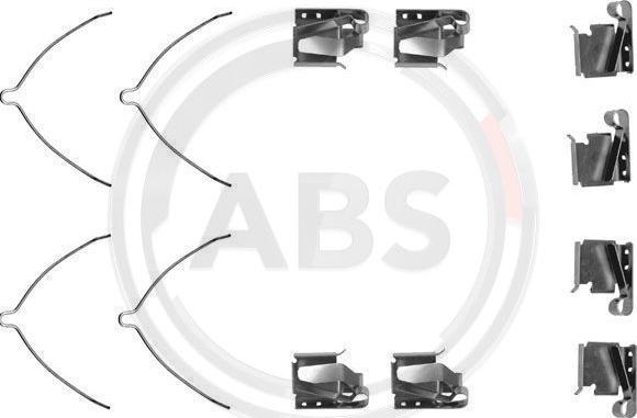 A.B.S. 1269Q - Комплект принадлежности, дискови накладки vvparts.bg