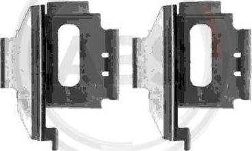 A.B.S. 1282Q - Комплект принадлежности, дискови накладки vvparts.bg