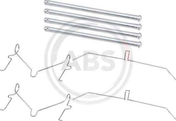 A.B.S. 1701Q - Комплект принадлежности, дискови накладки vvparts.bg