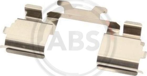 A.B.S. 1725Q - Комплект принадлежности, дискови накладки vvparts.bg