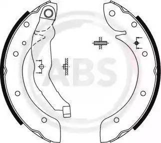 A.B.S. 8983 - Комплект спирачна челюст vvparts.bg