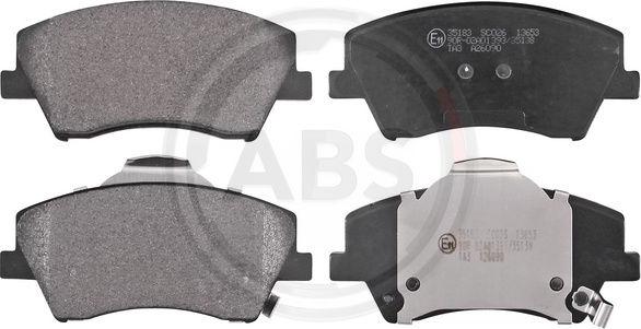 A.B.S. 35183 - Комплект спирачно феродо, дискови спирачки vvparts.bg