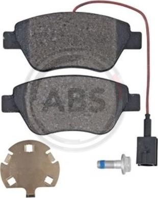 A.B.S. 35136 - Комплект спирачно феродо, дискови спирачки vvparts.bg