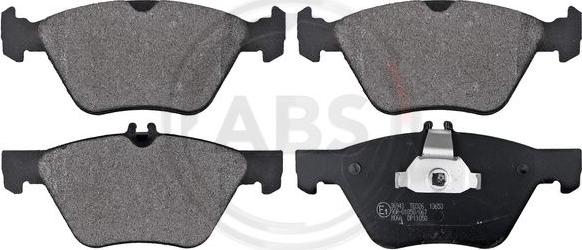 A.B.S. 36943 - Комплект спирачно феродо, дискови спирачки vvparts.bg