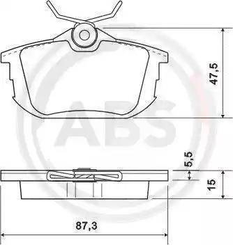 EGT 321722iEGT - Комплект спирачно феродо, дискови спирачки vvparts.bg