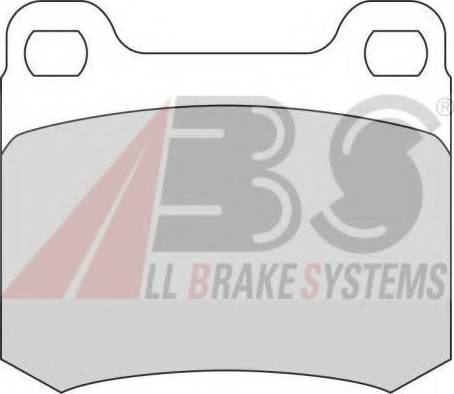 A.B.S. 36498/1 OE - Комплект спирачно феродо, дискови спирачки vvparts.bg