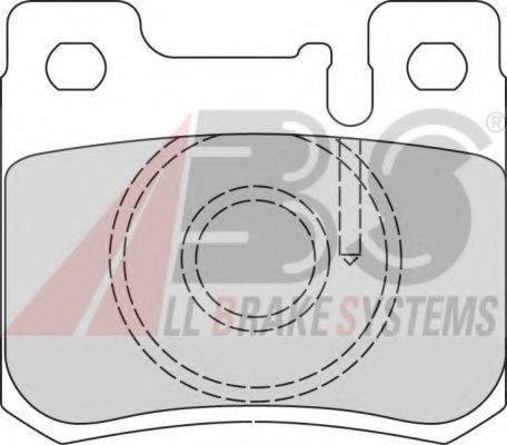 A.B.S. 36498/2 OE - Комплект спирачно феродо, дискови спирачки vvparts.bg