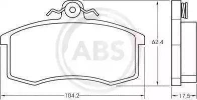 EGT 322107EGT - Комплект спирачно феродо, дискови спирачки vvparts.bg