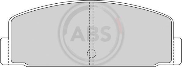 A.B.S. 36390 - Комплект спирачно феродо, дискови спирачки vvparts.bg
