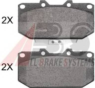 A.B.S. 36718 OE - Комплект спирачно феродо, дискови спирачки vvparts.bg