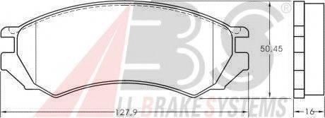 A.B.S. 36739 OE - Комплект спирачно феродо, дискови спирачки vvparts.bg