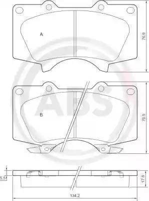 EGT 321058iEGT - Комплект спирачно феродо, дискови спирачки vvparts.bg