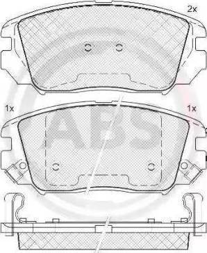 Parts-Mall PKA-004 - Комплект спирачно феродо, дискови спирачки vvparts.bg