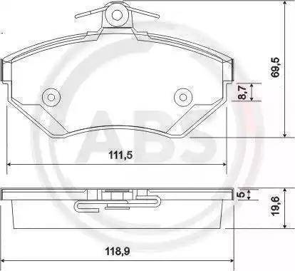 EGT 321714iEGT - Комплект спирачно феродо, дискови спирачки vvparts.bg