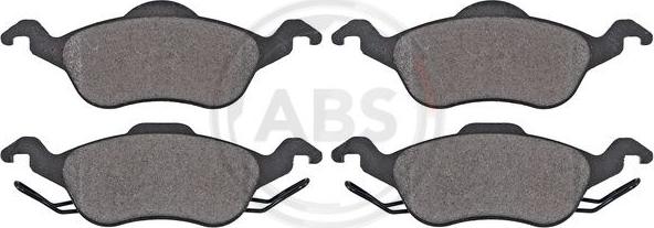 A.B.S. 37100 - Комплект спирачно феродо, дискови спирачки vvparts.bg