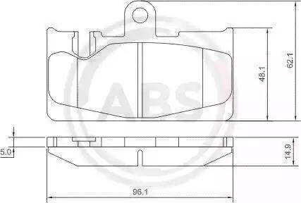 EGT 322012EGT - Комплект спирачно феродо, дискови спирачки vvparts.bg