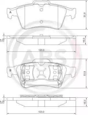 EGT 322001EGT - Комплект спирачно феродо, дискови спирачки vvparts.bg