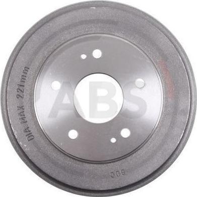 A.B.S. 2640-S - Спирачен барабан vvparts.bg