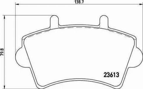 Lemförder 26385 - Комплект спирачно феродо, дискови спирачки vvparts.bg