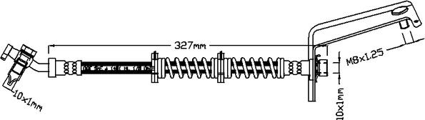 ABTEX 6T47601 - Спирачен маркуч vvparts.bg