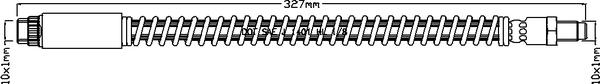 ABTEX ABH1026 - Спирачен маркуч vvparts.bg