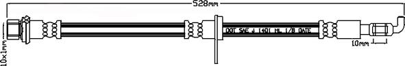 ABTEX ABH1147L - Спирачен маркуч vvparts.bg