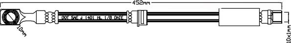 ABTEX ABH1130 - Спирачен маркуч vvparts.bg