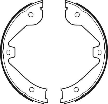 ABTEX ABS4091 - Комплект спирачна челюст vvparts.bg