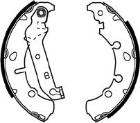 ABTEX ABS4012 - Комплект спирачна челюст vvparts.bg