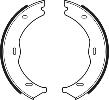 ABTEX ABS4088 - Комплект спирачна челюст vvparts.bg