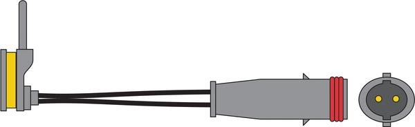 ABTEX AWL183 - Предупредителен контактен сензор, износване на накладките vvparts.bg