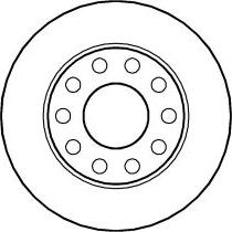 ABTEX BD907S - Спирачен диск vvparts.bg