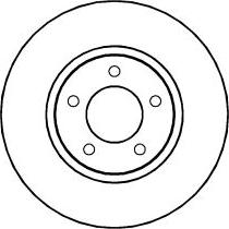 ABTEX BD916V - Спирачен диск vvparts.bg