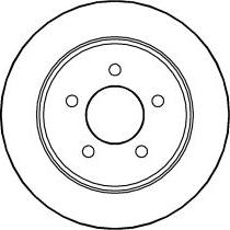 ABTEX BD917S - Спирачен диск vvparts.bg