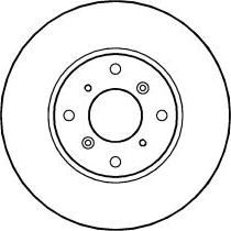 ABTEX BD935V - Спирачен диск vvparts.bg