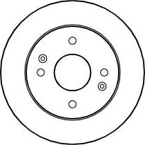 ABTEX BD937S - Спирачен диск vvparts.bg