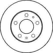 ABTEX BD427V - Спирачен диск vvparts.bg