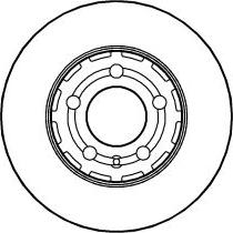 ABTEX BD592V - Спирачен диск vvparts.bg