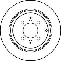 ABTEX BD518S - Спирачен диск vvparts.bg