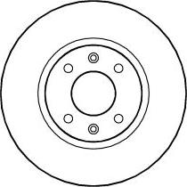 ABTEX BD520V - Спирачен диск vvparts.bg