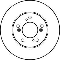 ABTEX BD649V - Спирачен диск vvparts.bg