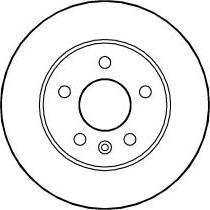 ABTEX BD678V - Спирачен диск vvparts.bg