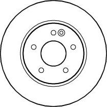 ABTEX BD673V - Спирачен диск vvparts.bg