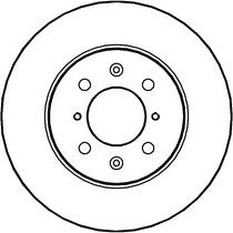 ABTEX BD1492V - Спирачен диск vvparts.bg